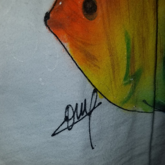 Vintage single stitch Dominican republic artwork - Picture 3 of 3